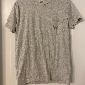 Grey PINK Lightweight T shirt